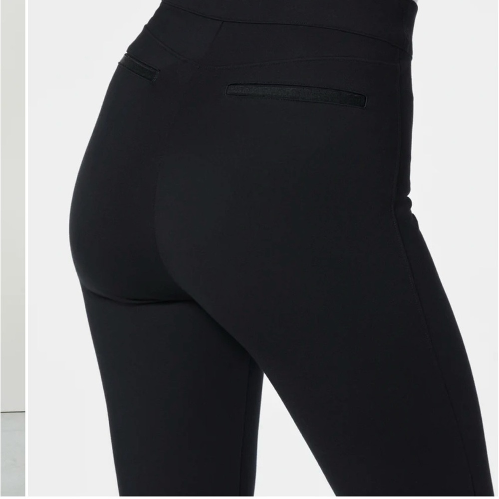 SPANX Black Boot Cut Flare Pants